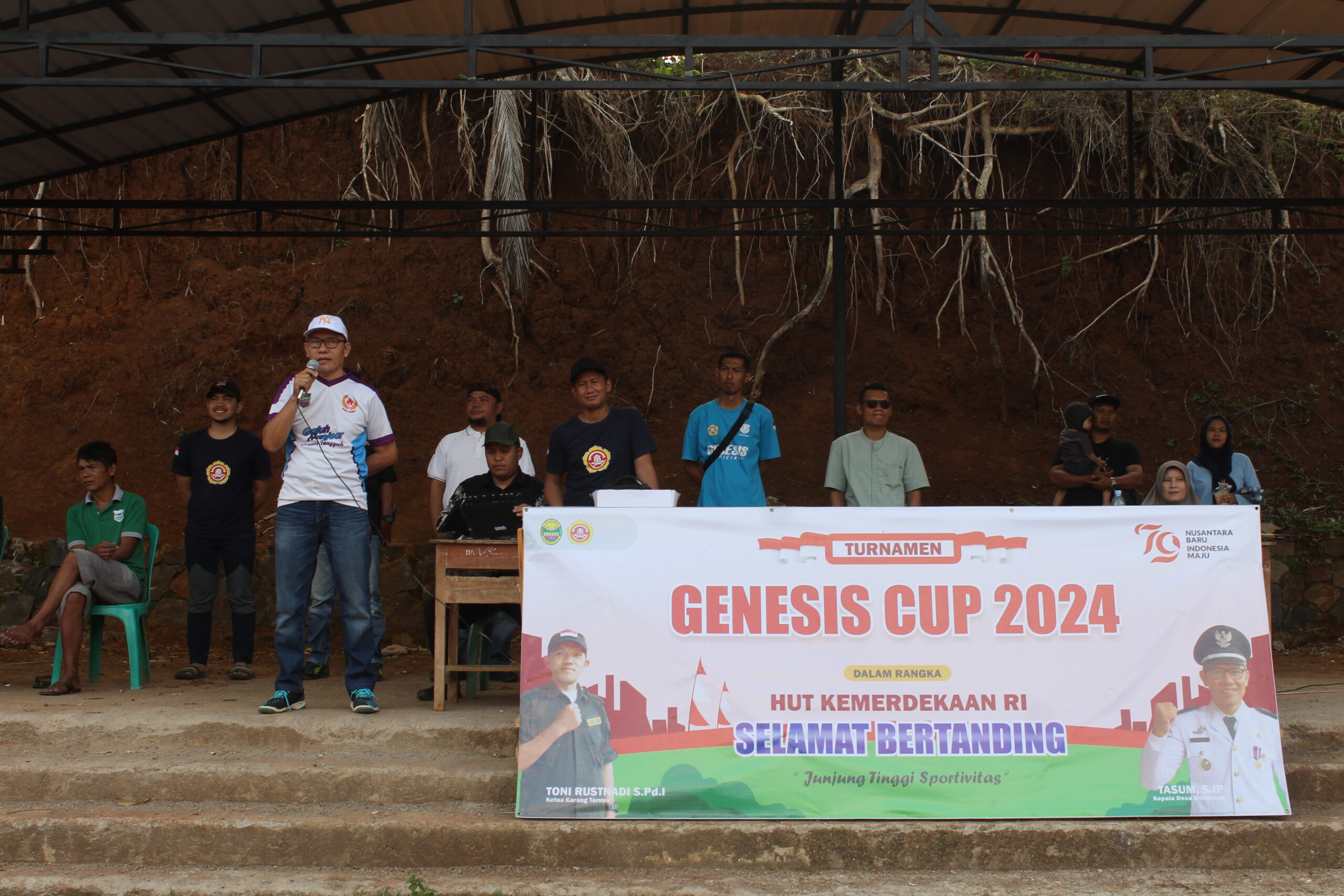 DESA SIRNABAYA GELAR TURNAMEN SEPAK BOLA GENESIS CUP HUT RI KE- 79 TAHUN